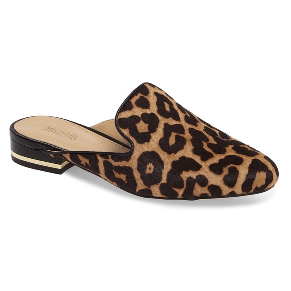 🐆 Michael Kors, Natasha Cheetah-Print Calf-Hair Slide Mules - Picture 7 of 16